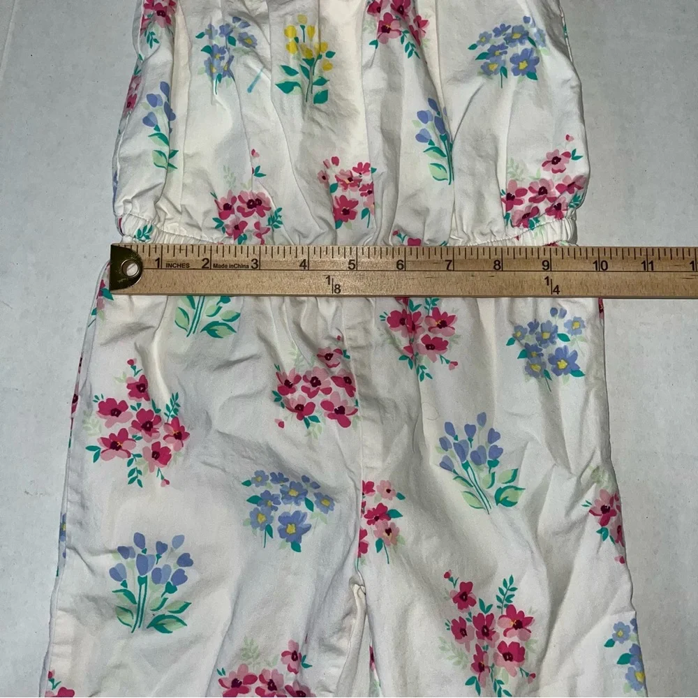 Gymboree‎ White Floral Jumpsuit 2T